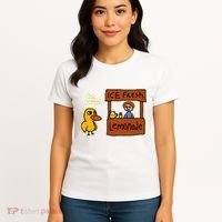 Ice Fresh Lemonade Duck Funny Got Any Grapes Love Gift Women's T-Shirt thumb 4