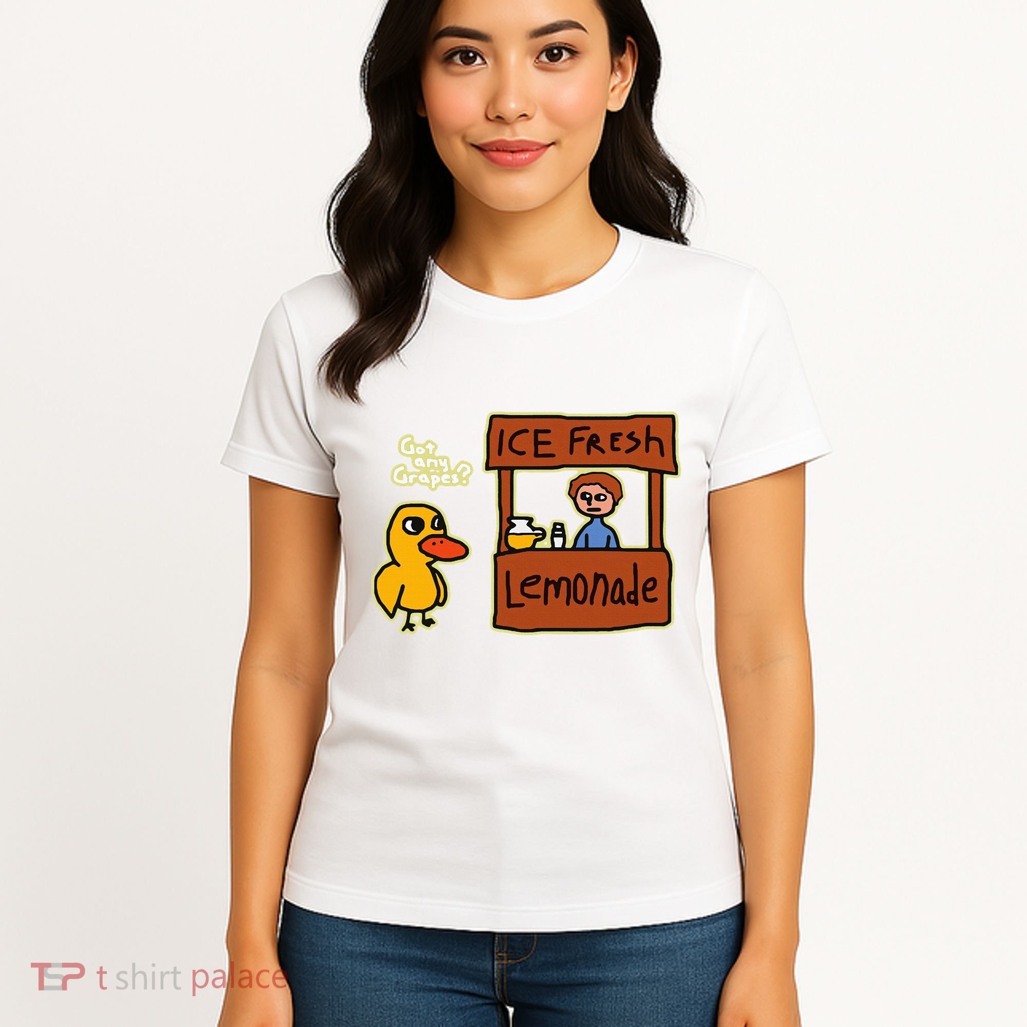 Ice Fresh Lemonade Duck Funny Got Any Grapes Love Gift Women's T-Shirt