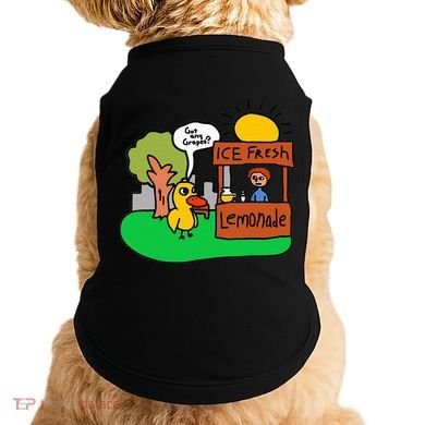 Ice Fresh Lemonade Got Any Grapes Duck Funny Gift  Doggie Tank