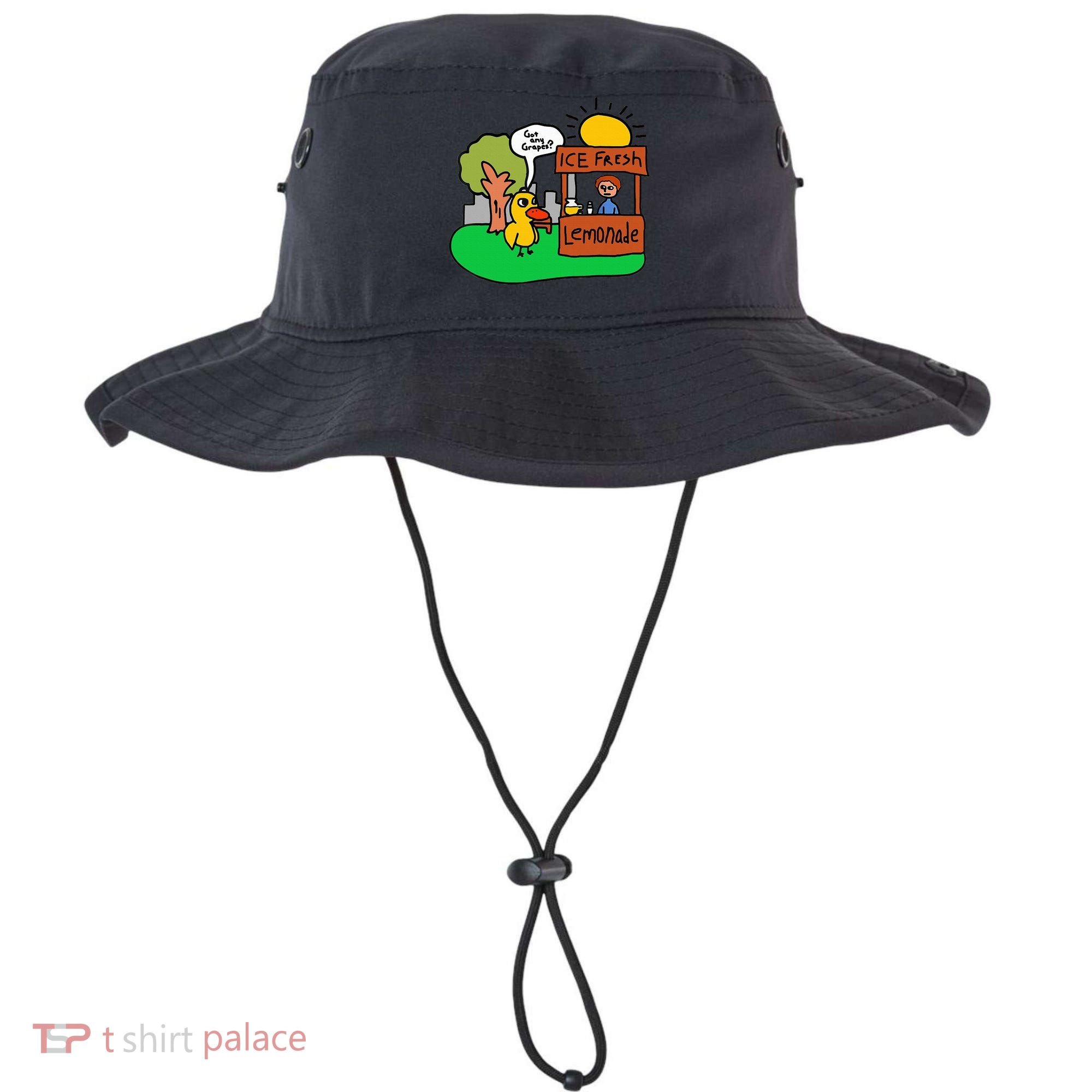 Ice Fresh Lemonade Got Any Grapes Duck Funny Gift  Bucket Hat