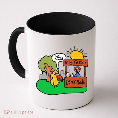 Ice Fresh Lemonade Got Any Grapes Duck Funny Gift  Coffee Mug