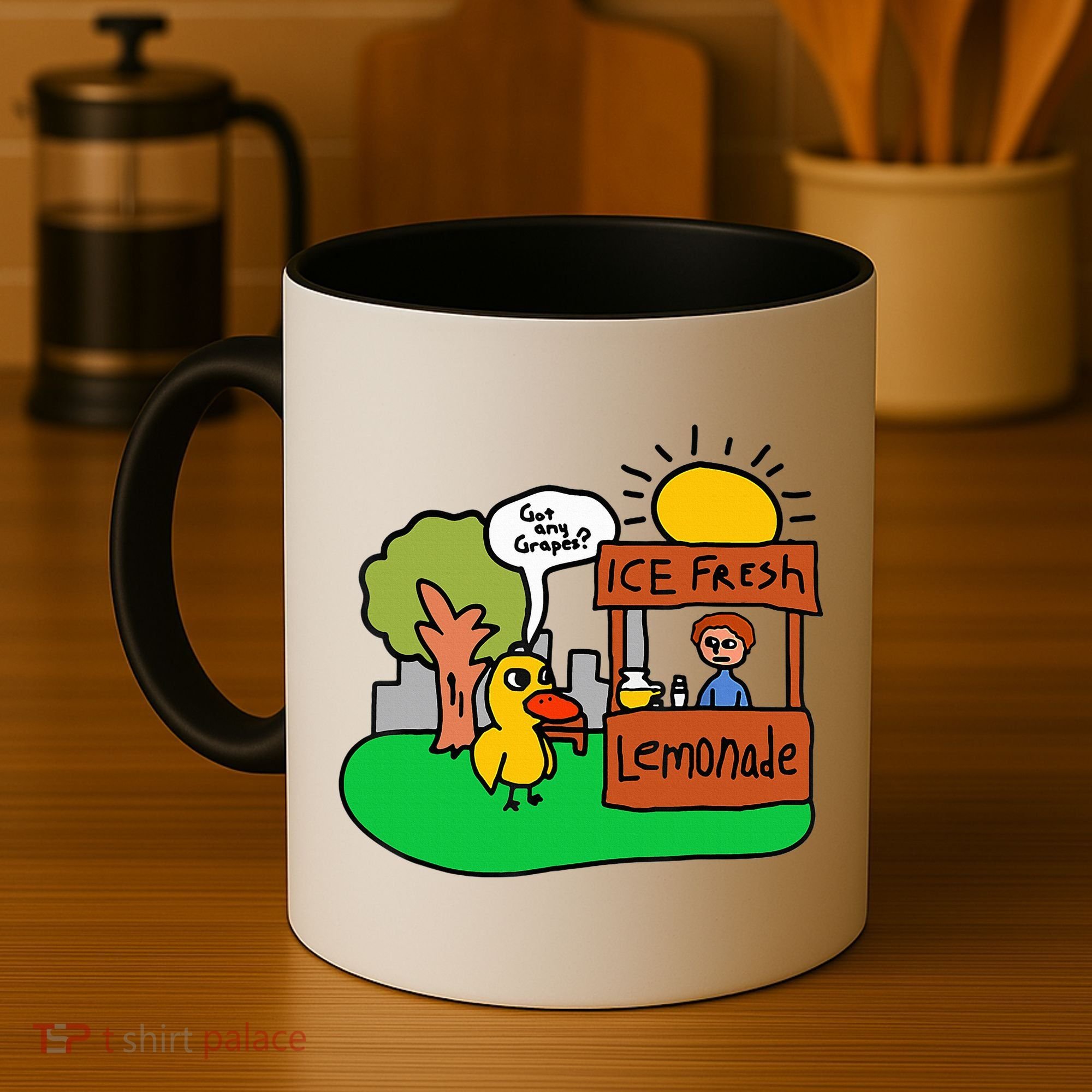 Ice Fresh Lemonade Got Any Grapes Duck Funny Gift  Coffee Mug