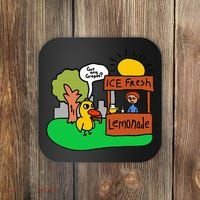 Ice Fresh Lemonade Got Any Grapes Duck Funny Gift  Coaster thumb 0