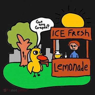 Ice Fresh Lemonade Got Any Grapes Duck Funny Gift  Ornament