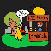Ice Fresh Lemonade Got Any Grapes Duck Funny Gift  Hat thumb 2