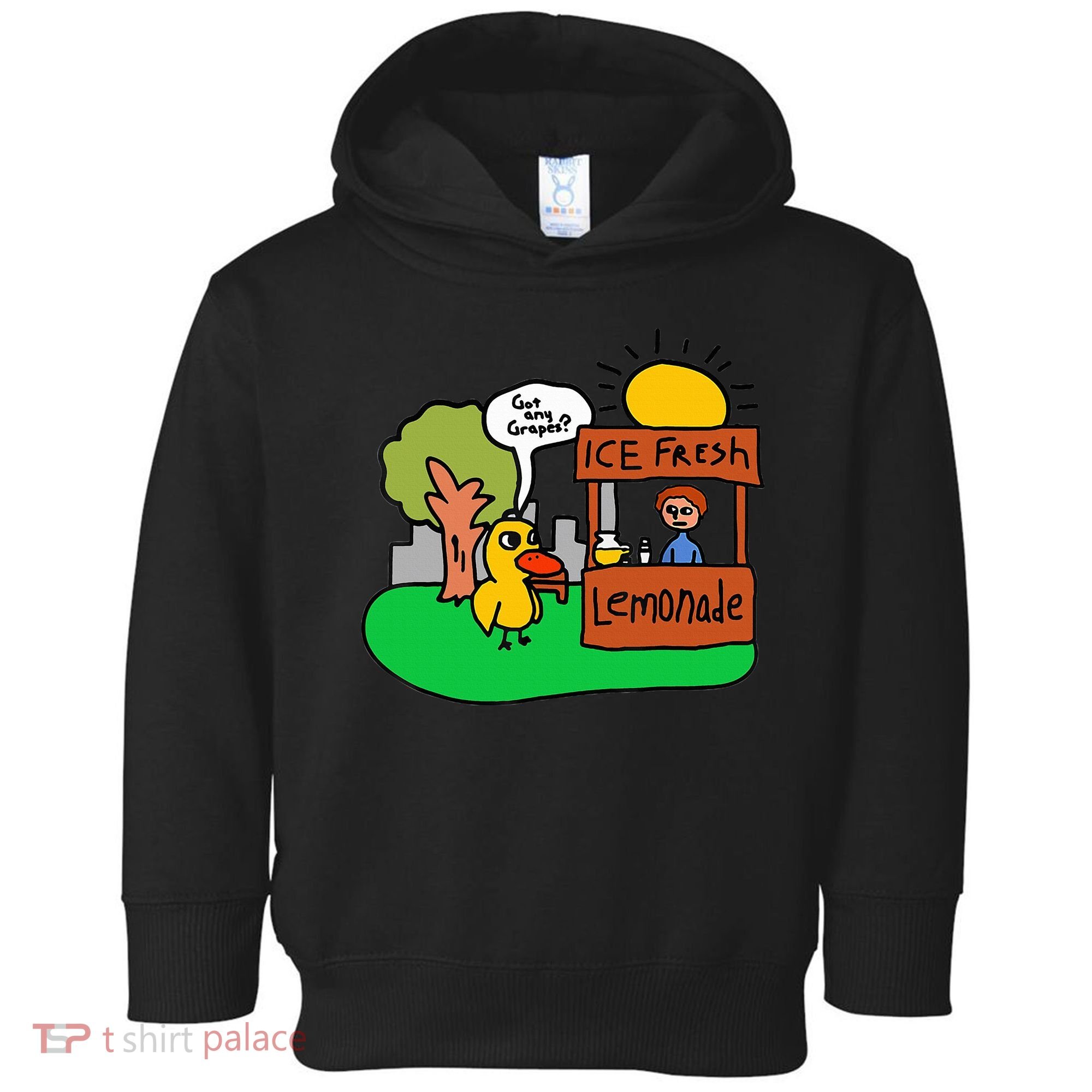 Ice Fresh Lemonade Got Any Grapes Duck Funny Gift  Toddler Hoodie