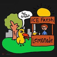 Ice Fresh Lemonade Got Any Grapes Duck Funny Gift  Toddler Hoodie thumb 2