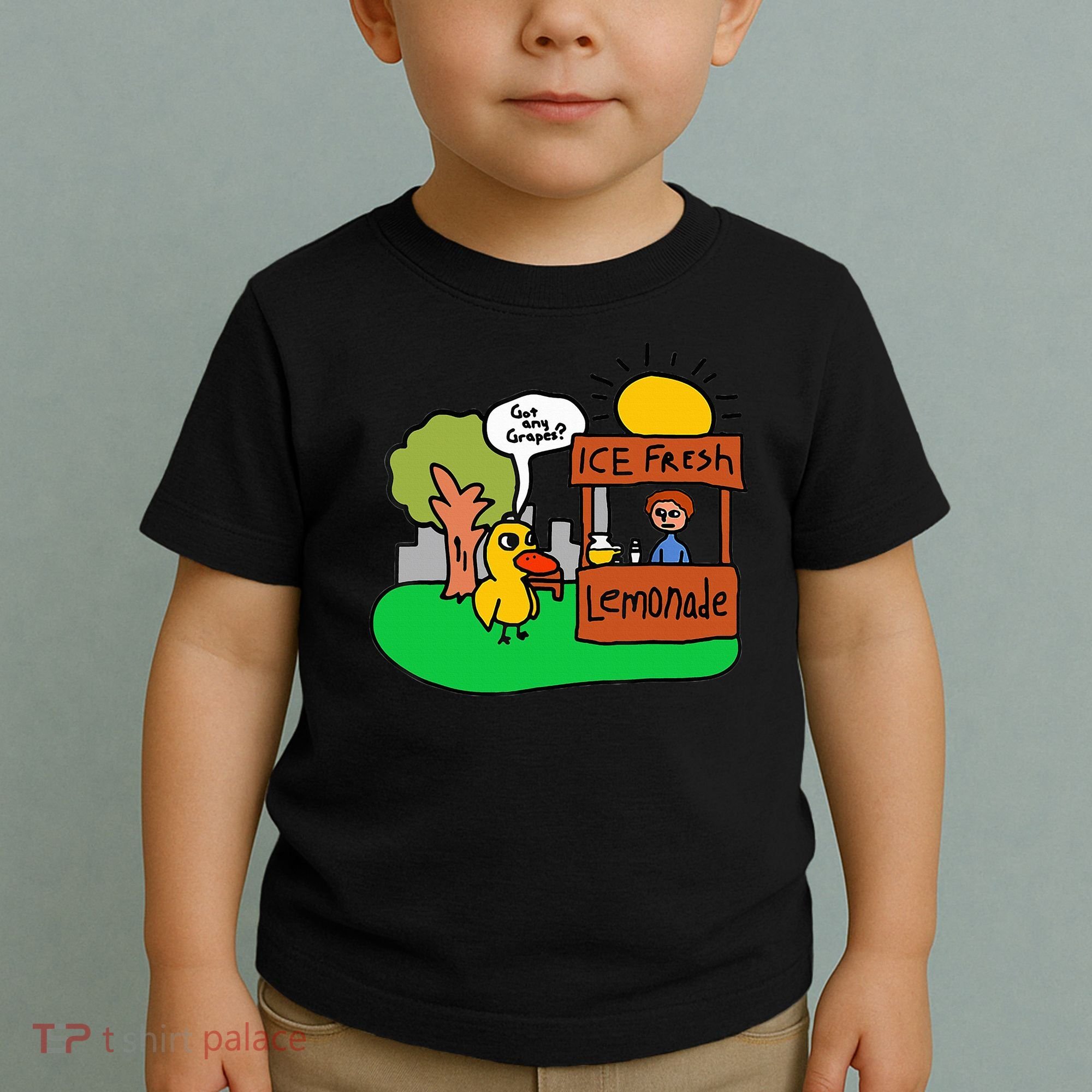 Ice Fresh Lemonade Got Any Grapes Duck Funny Gift  Toddler T-Shirt