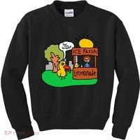 Ice Fresh Lemonade Got Any Grapes Duck Funny Gift  Kids Sweatshirt thumb 0