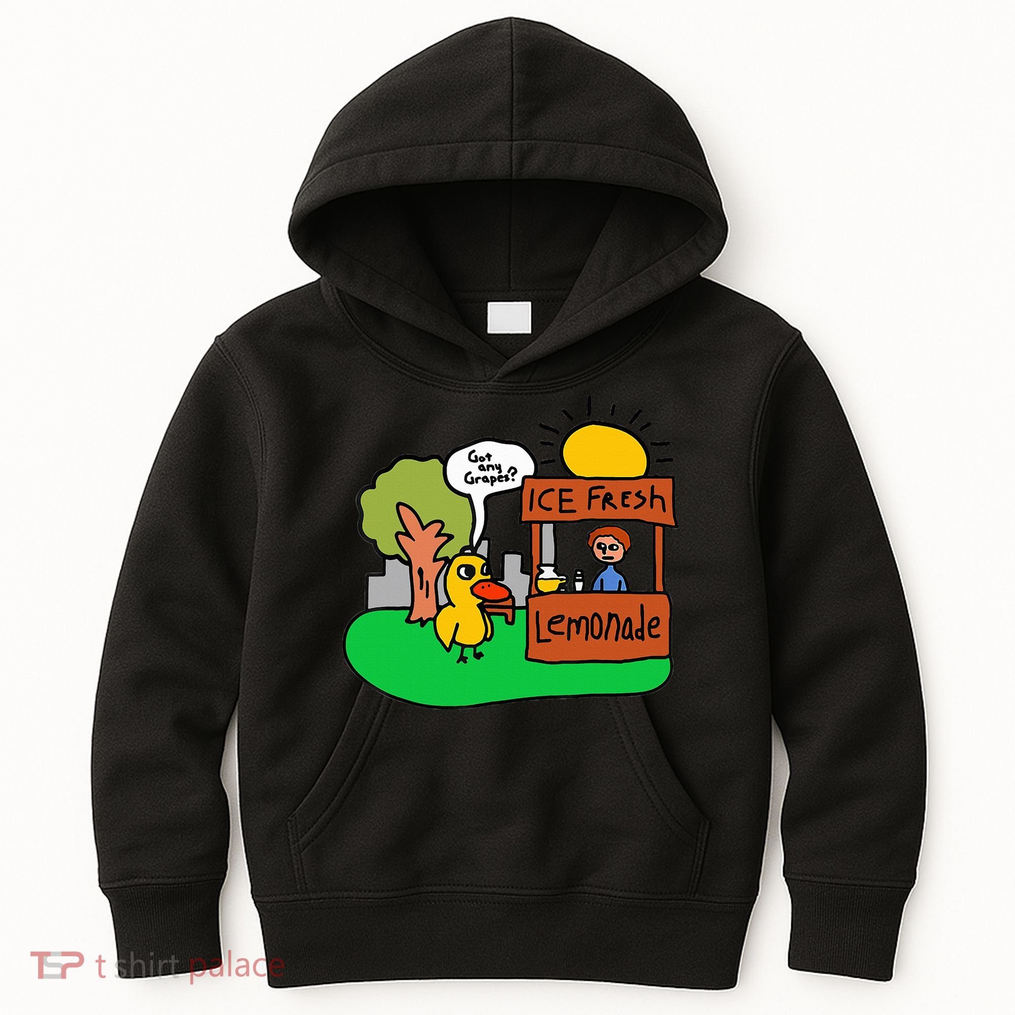 Ice Fresh Lemonade Got Any Grapes Duck Funny Gift  Kids Hoodie