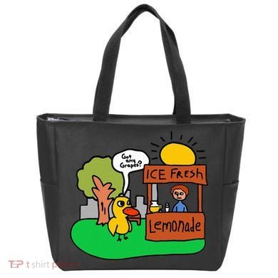 Ice Fresh Lemonade Got Any Grapes Duck Funny Gift  Tote Bag