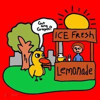 Ice Fresh Lemonade Got Any Grapes Duck Funny Gift  Santa Hat thumb 1