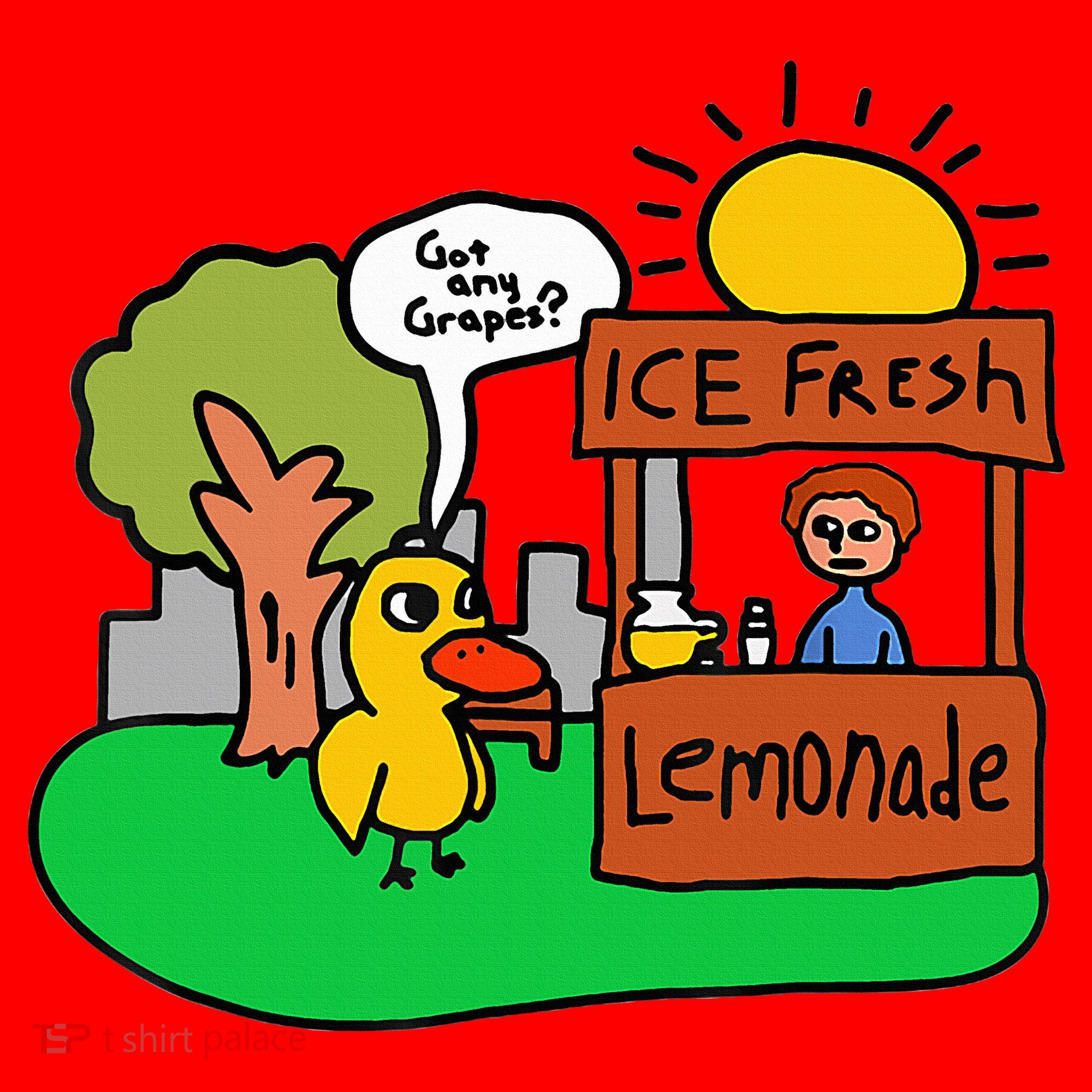 Ice Fresh Lemonade Got Any Grapes Duck Funny Gift  Santa Hat