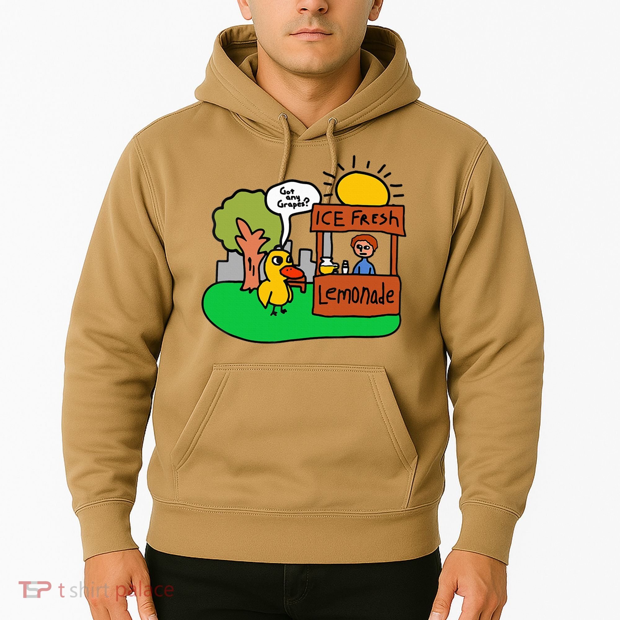 Ice Fresh Lemonade Got Any Grapes Duck Funny Gift  Hoodie