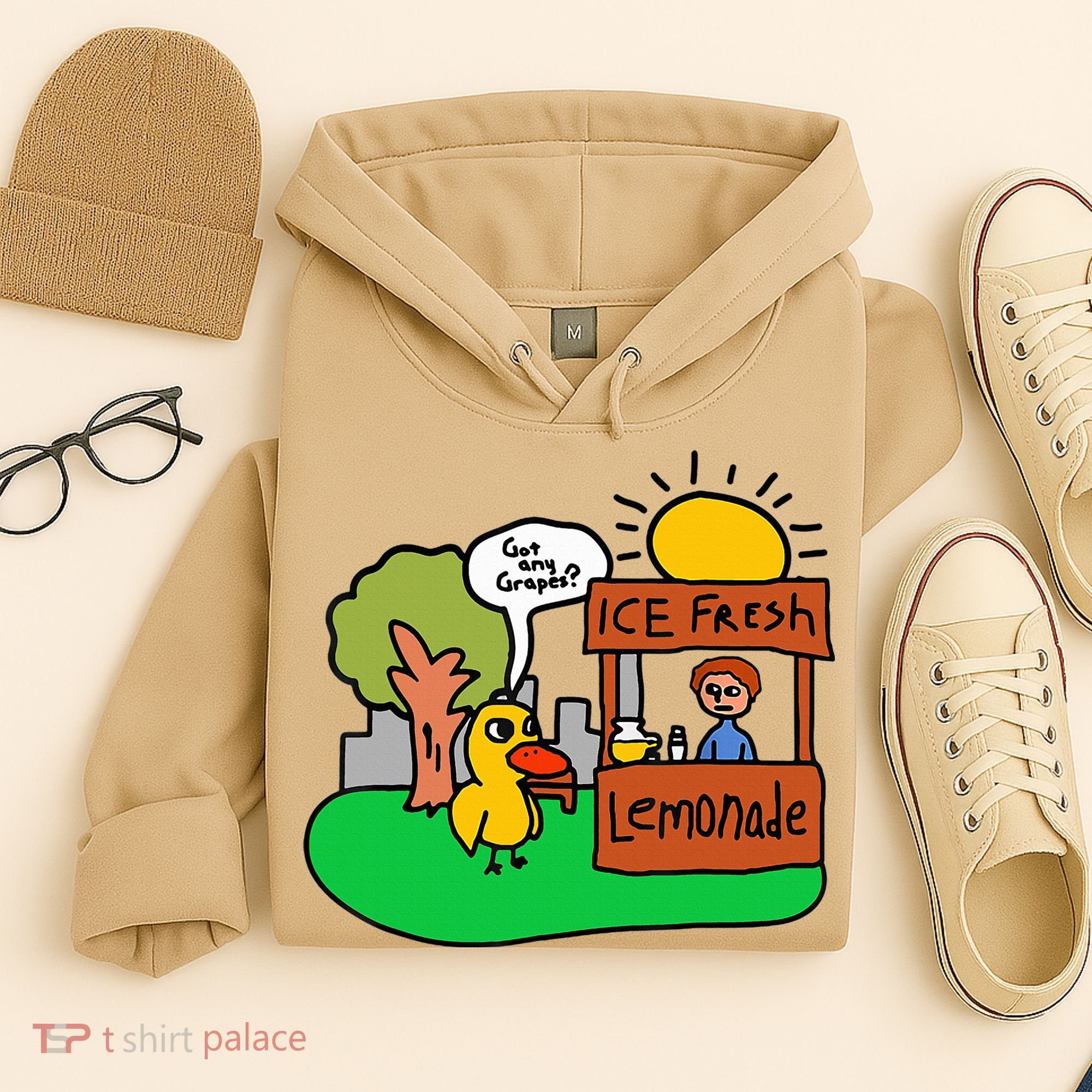 Ice Fresh Lemonade Got Any Grapes Duck Funny Gift  Hoodie