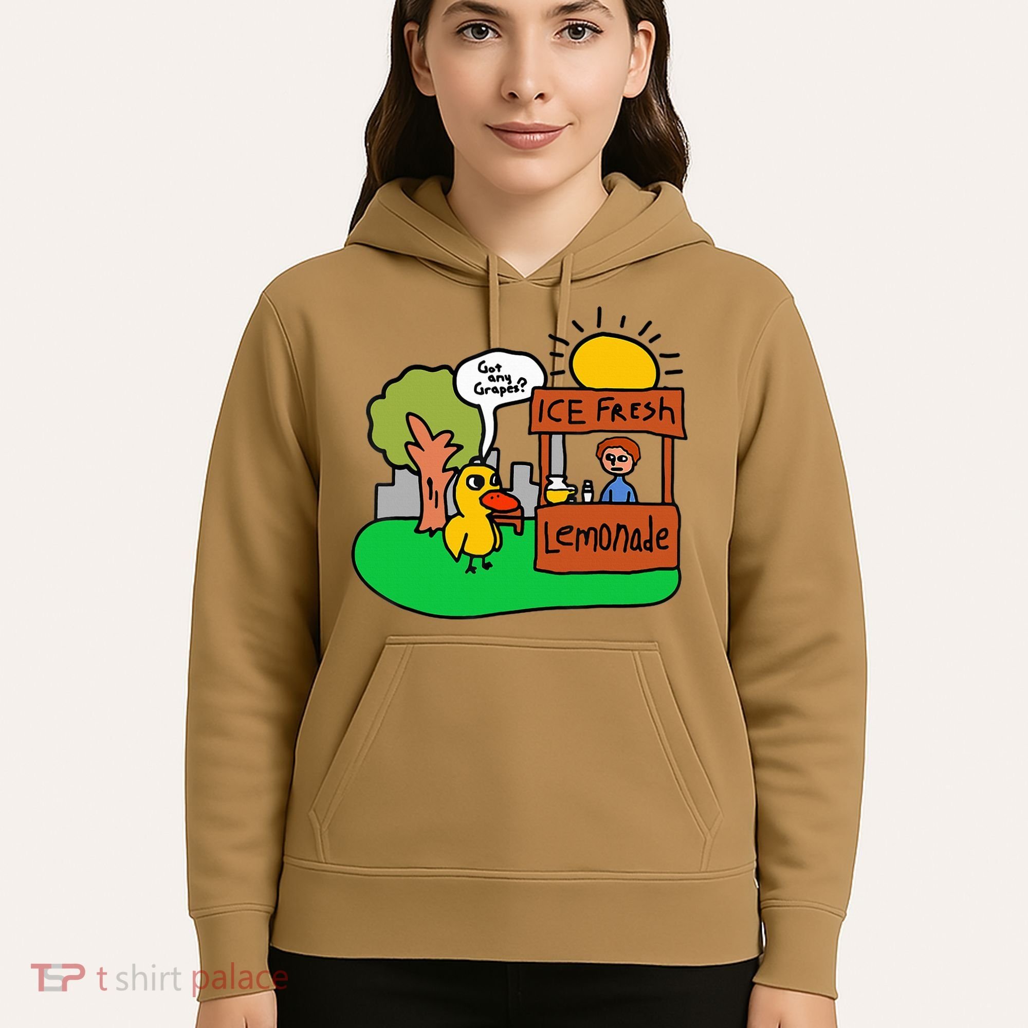 Ice Fresh Lemonade Got Any Grapes Duck Funny Gift  Hoodie