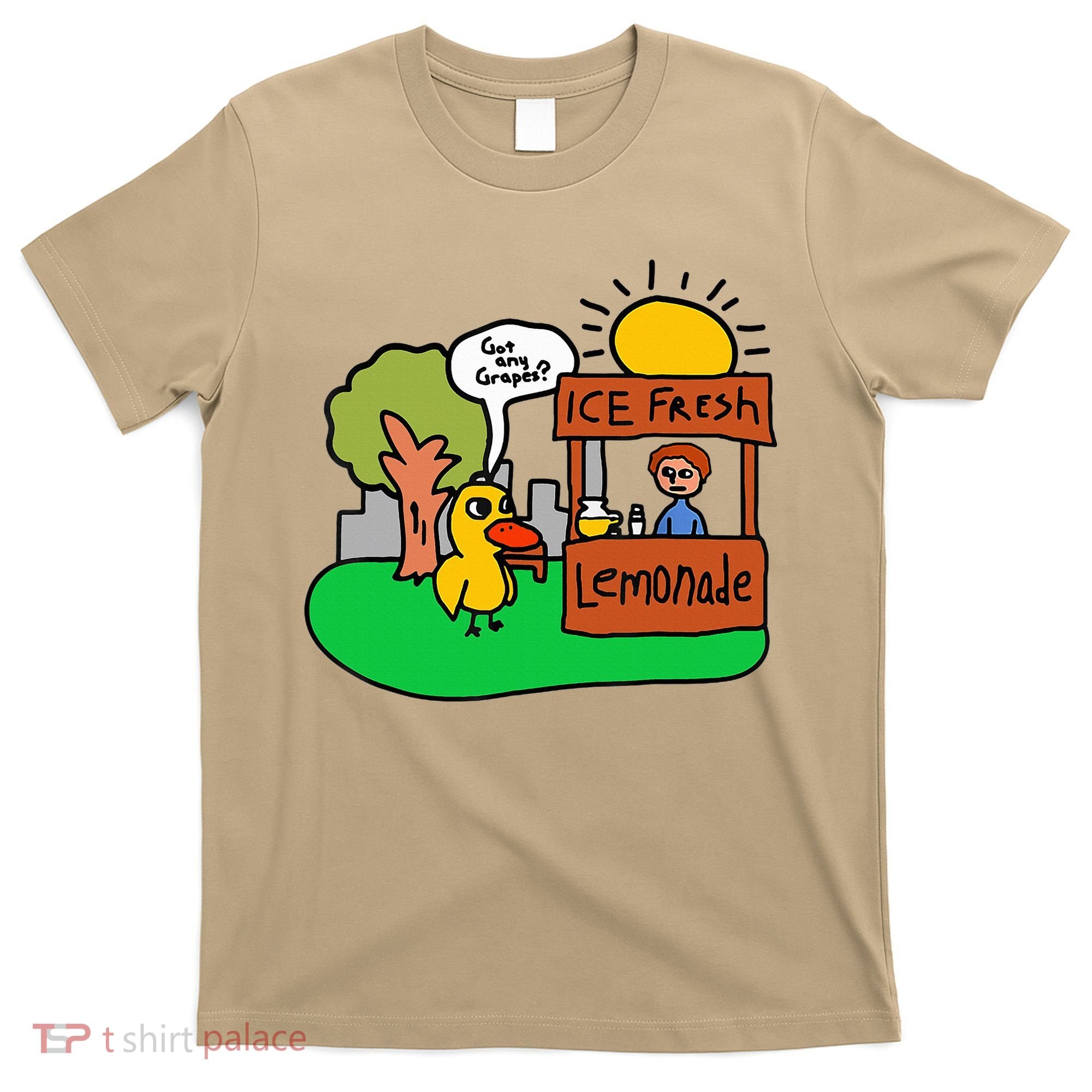 Ice Fresh Lemonade Got Any Grapes Duck Funny Gift  T-Shirt