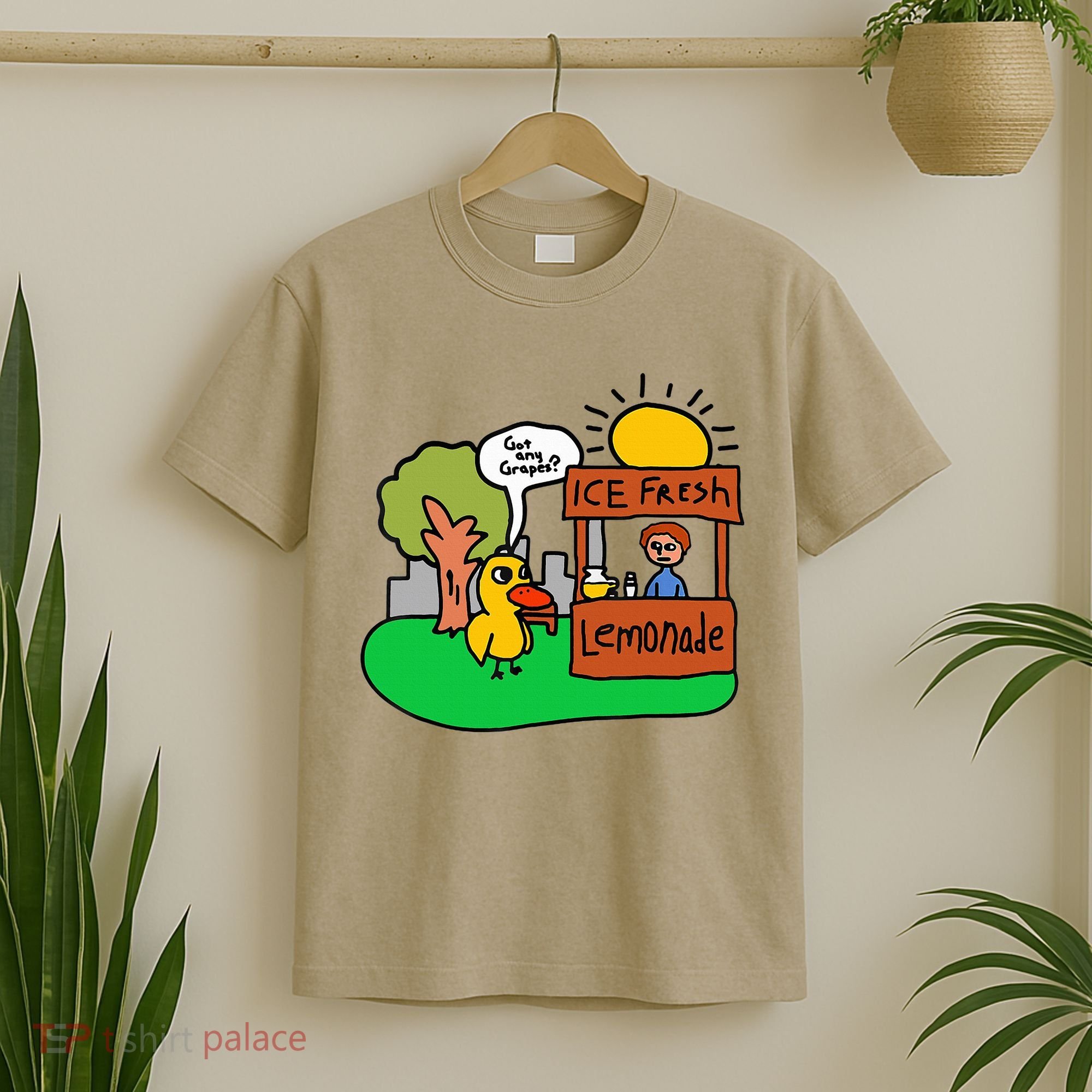 Ice Fresh Lemonade Got Any Grapes Duck Funny Gift  T-Shirt