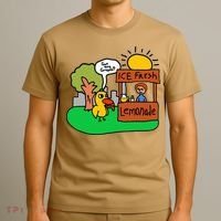 Ice Fresh Lemonade Got Any Grapes Duck Funny Gift  T-Shirt thumb 3