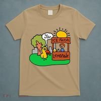 Ice Fresh Lemonade Got Any Grapes Duck Funny Gift  T-Shirt thumb 5