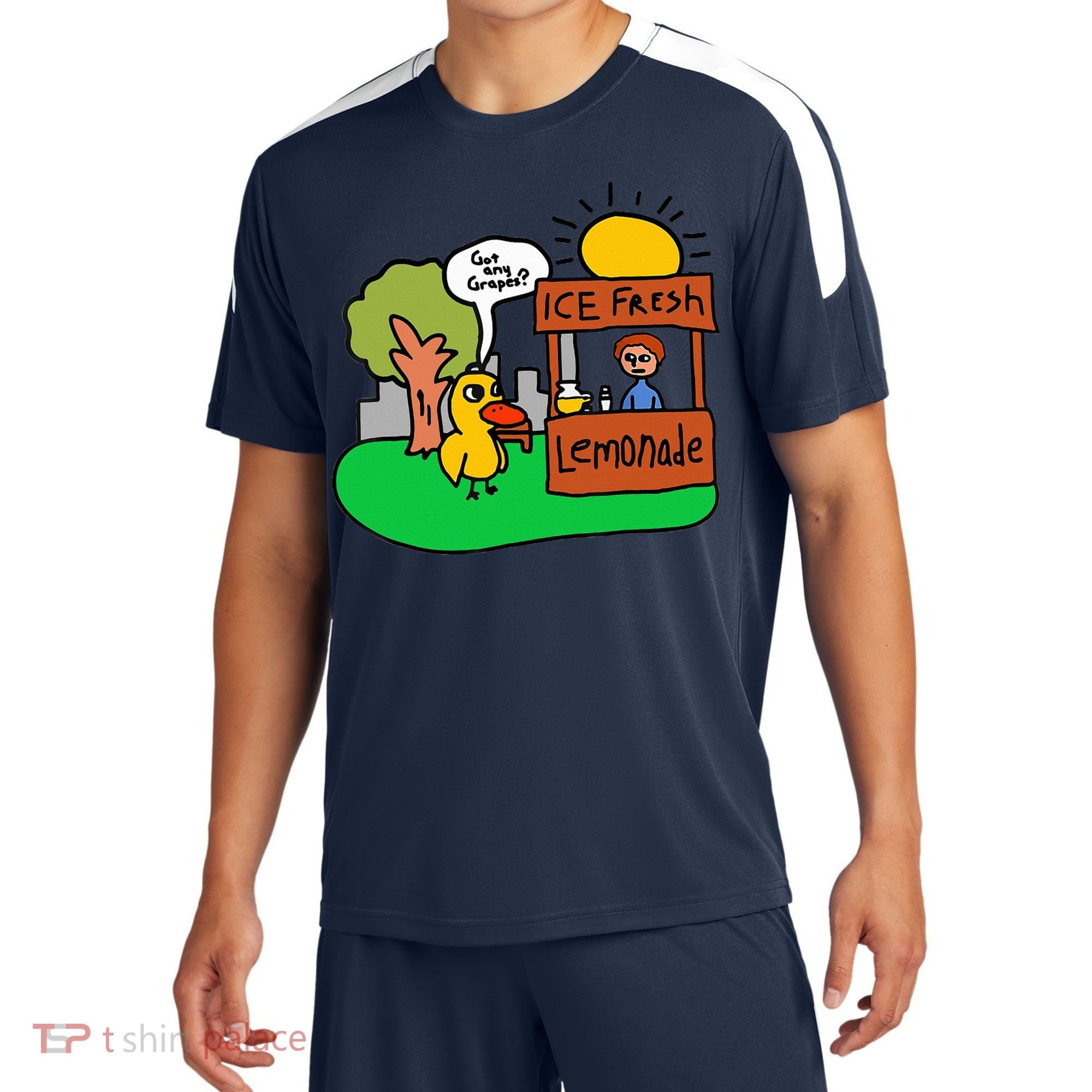 Ice Fresh Lemonade Got Any Grapes Duck Funny Gift  Sport-Tek Competitor United Soccer Jersey