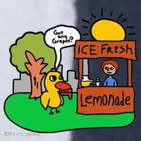 Ice Fresh Lemonade Got Any Grapes Duck Funny Gift  Sport-Tek Competitor United Soccer Jersey thumb 4