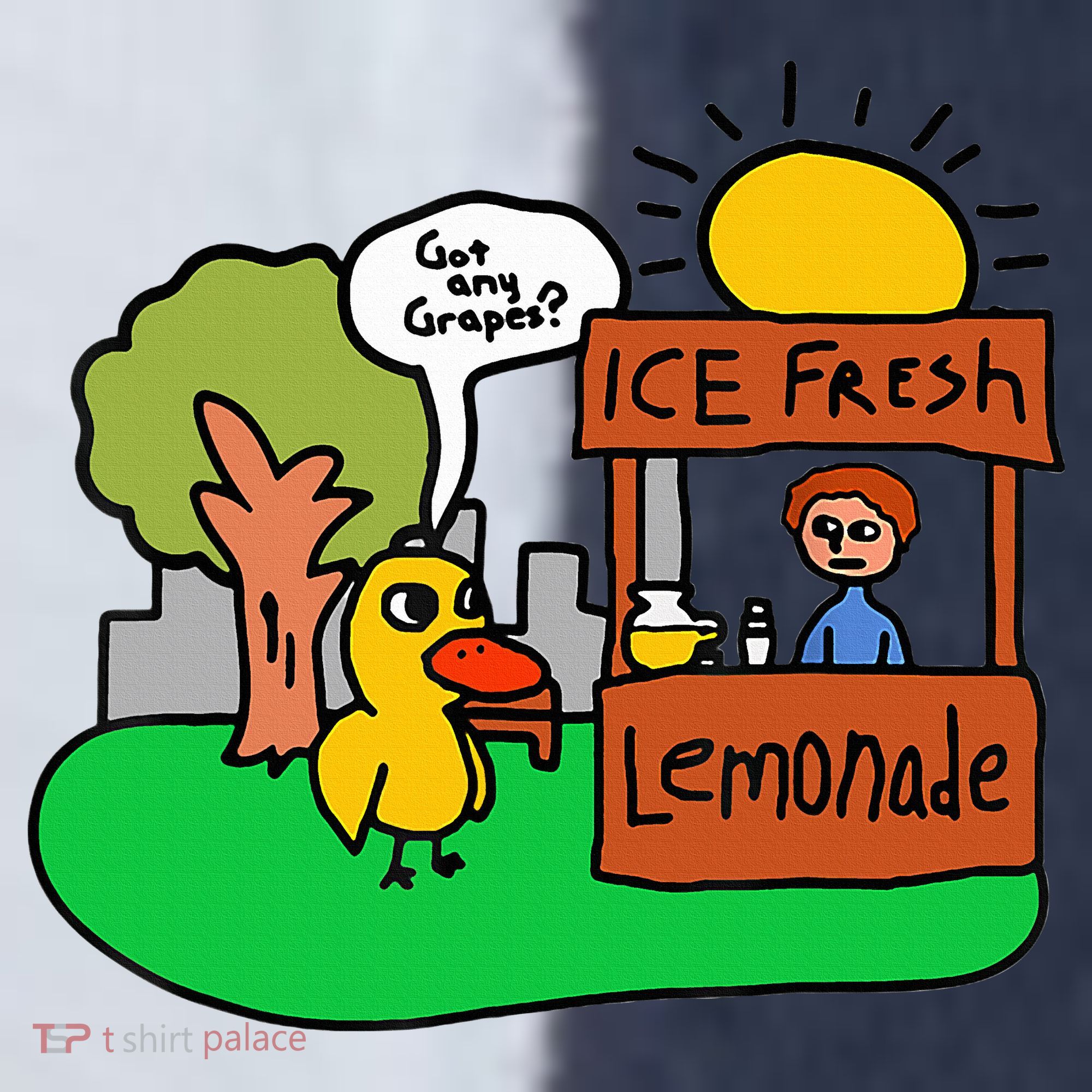 Ice Fresh Lemonade Got Any Grapes Duck Funny Gift  Sport-Tek Competitor United Soccer Jersey