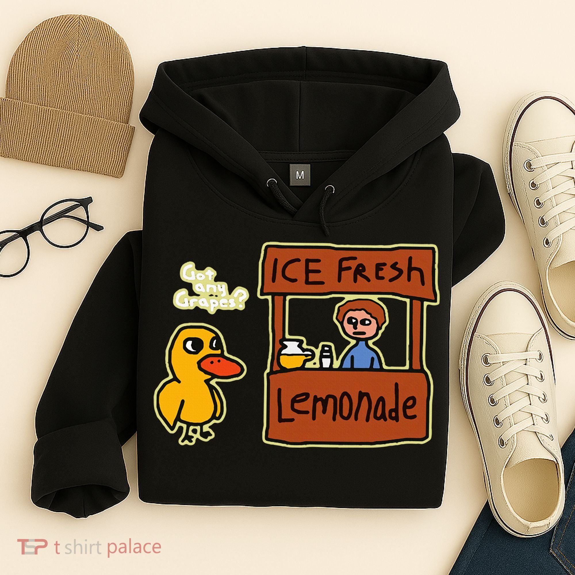 Ice Fresh Lemonade Duck Funny Got Any Grapes Love Gift Hoodie