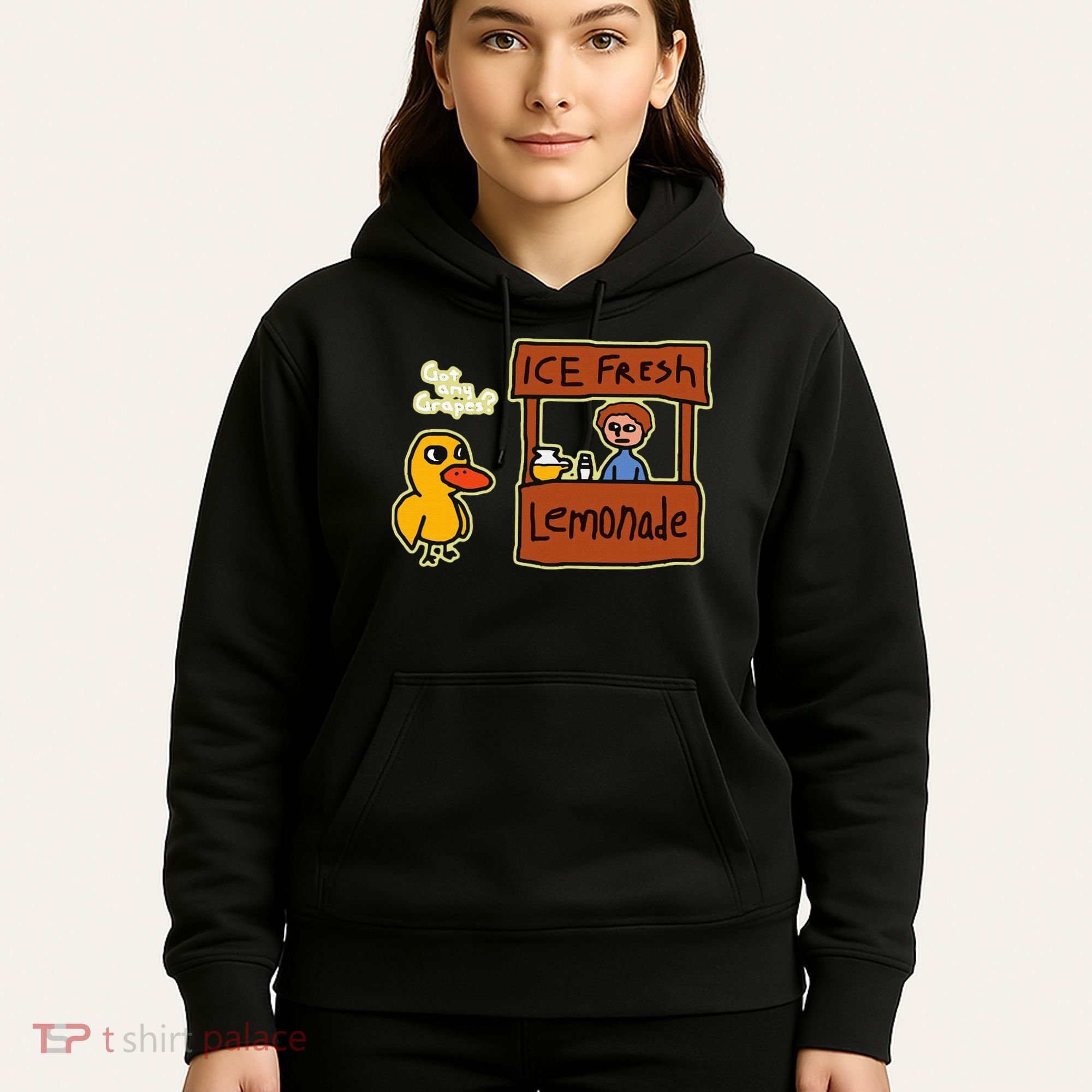 Ice Fresh Lemonade Duck Funny Got Any Grapes Love Gift Hoodie
