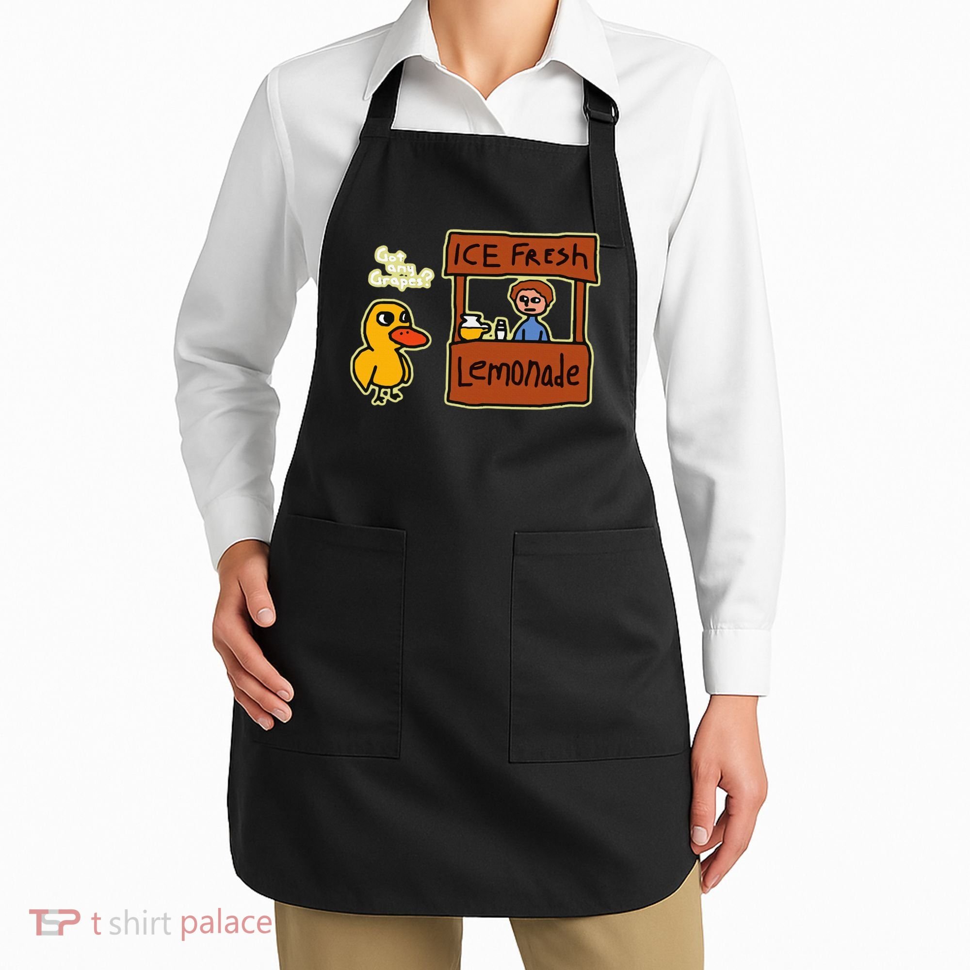 Ice Fresh Lemonade Duck Funny Got Any Grapes Love Gift Apron