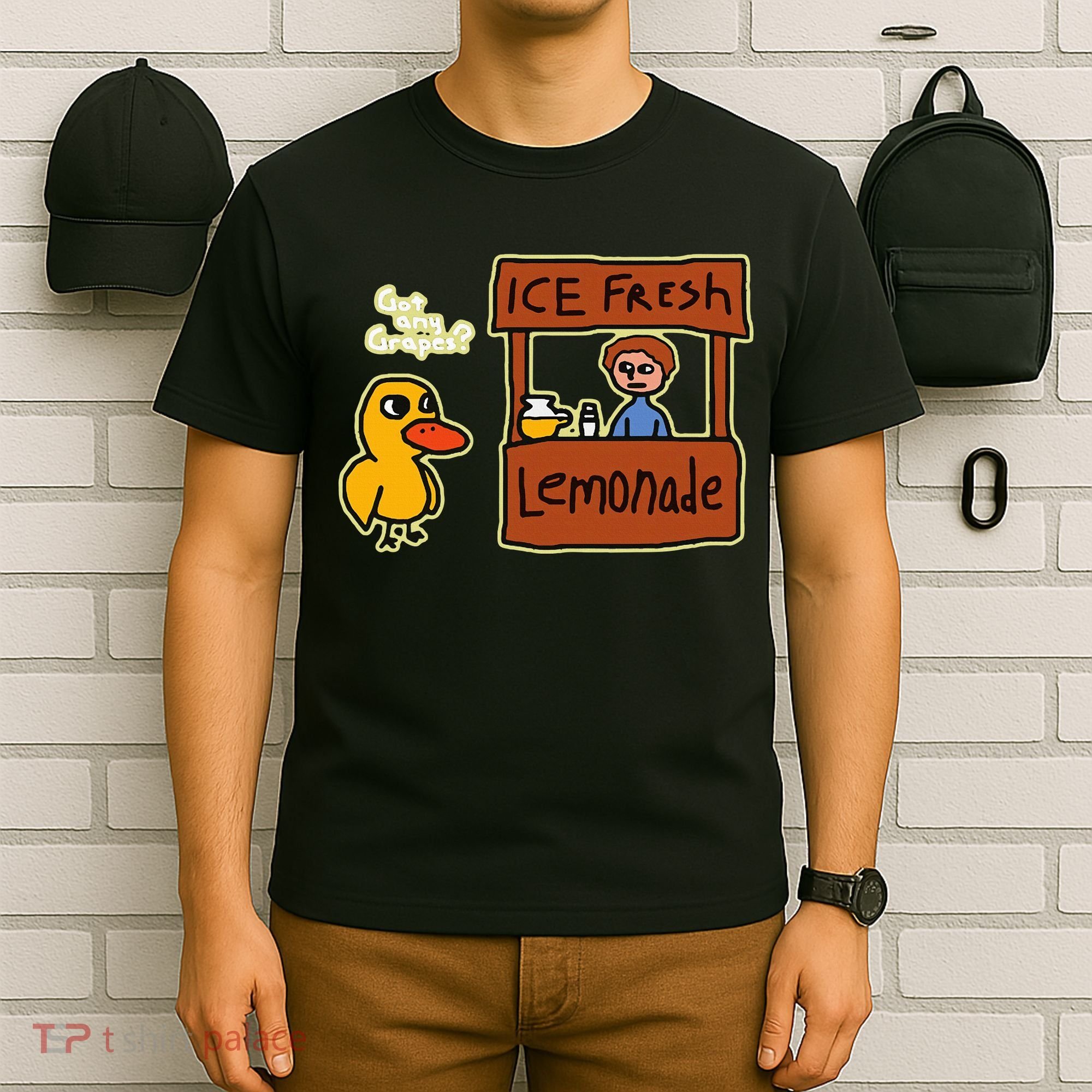 Ice Fresh Lemonade Duck Funny Got Any Grapes Love Gift T-Shirt