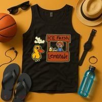 Ice Fresh Lemonade Duck Funny Got Any Grapes Love Gift Tank Top thumb 4