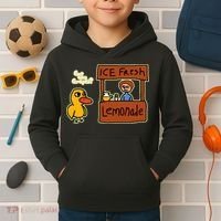 Ice Fresh Lemonade Duck Funny Got Any Grapes Love Gift Kids Hoodie thumb 2