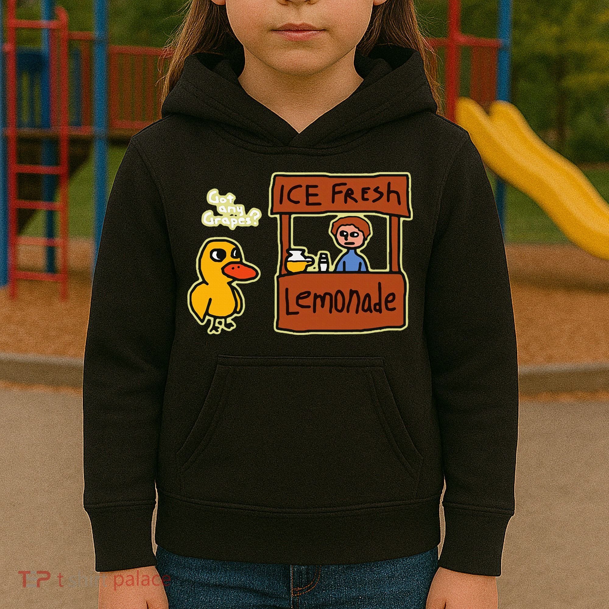 Ice Fresh Lemonade Duck Funny Got Any Grapes Love Gift Kids Hoodie