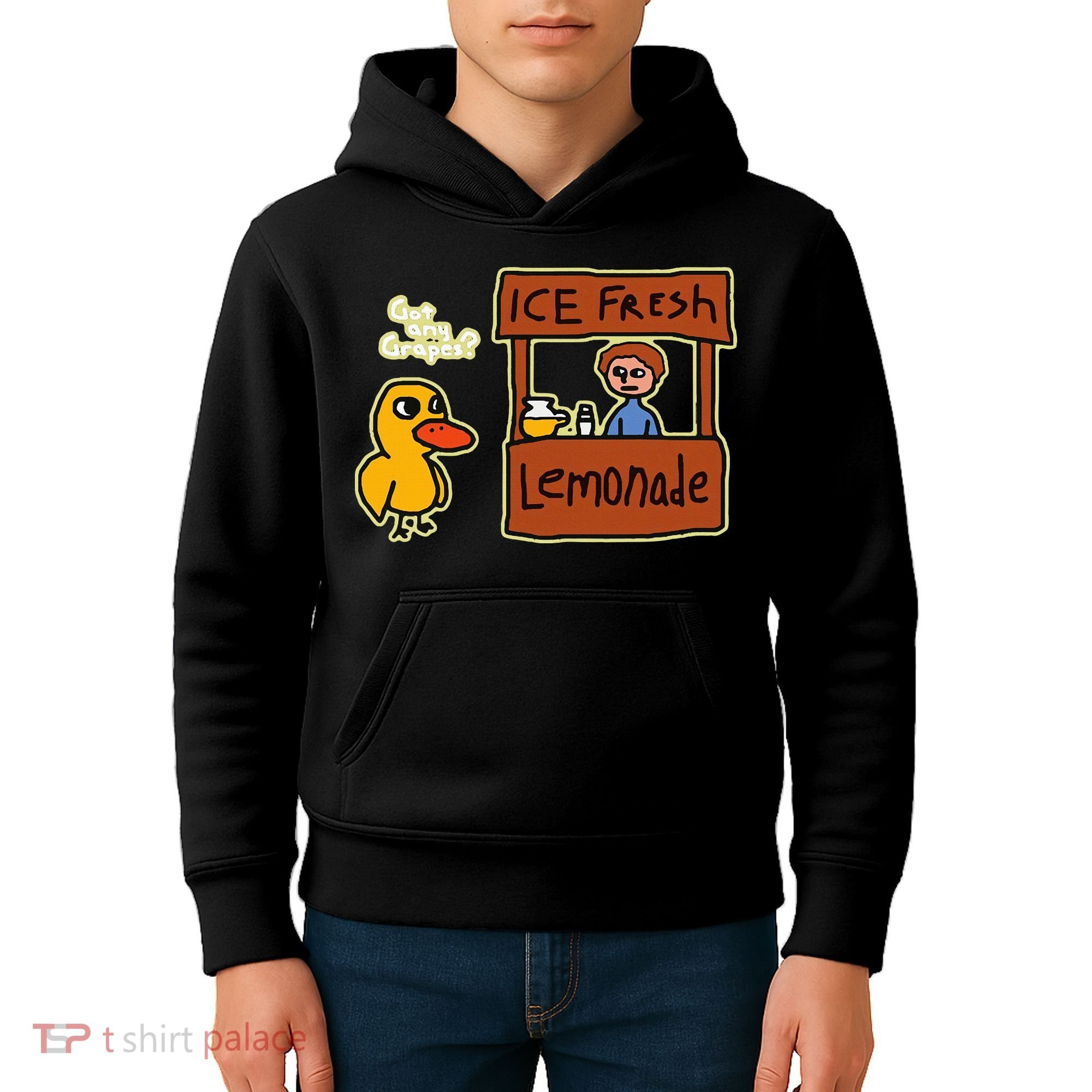 Ice Fresh Lemonade Duck Funny Got Any Grapes Love Gift Kids Hoodie