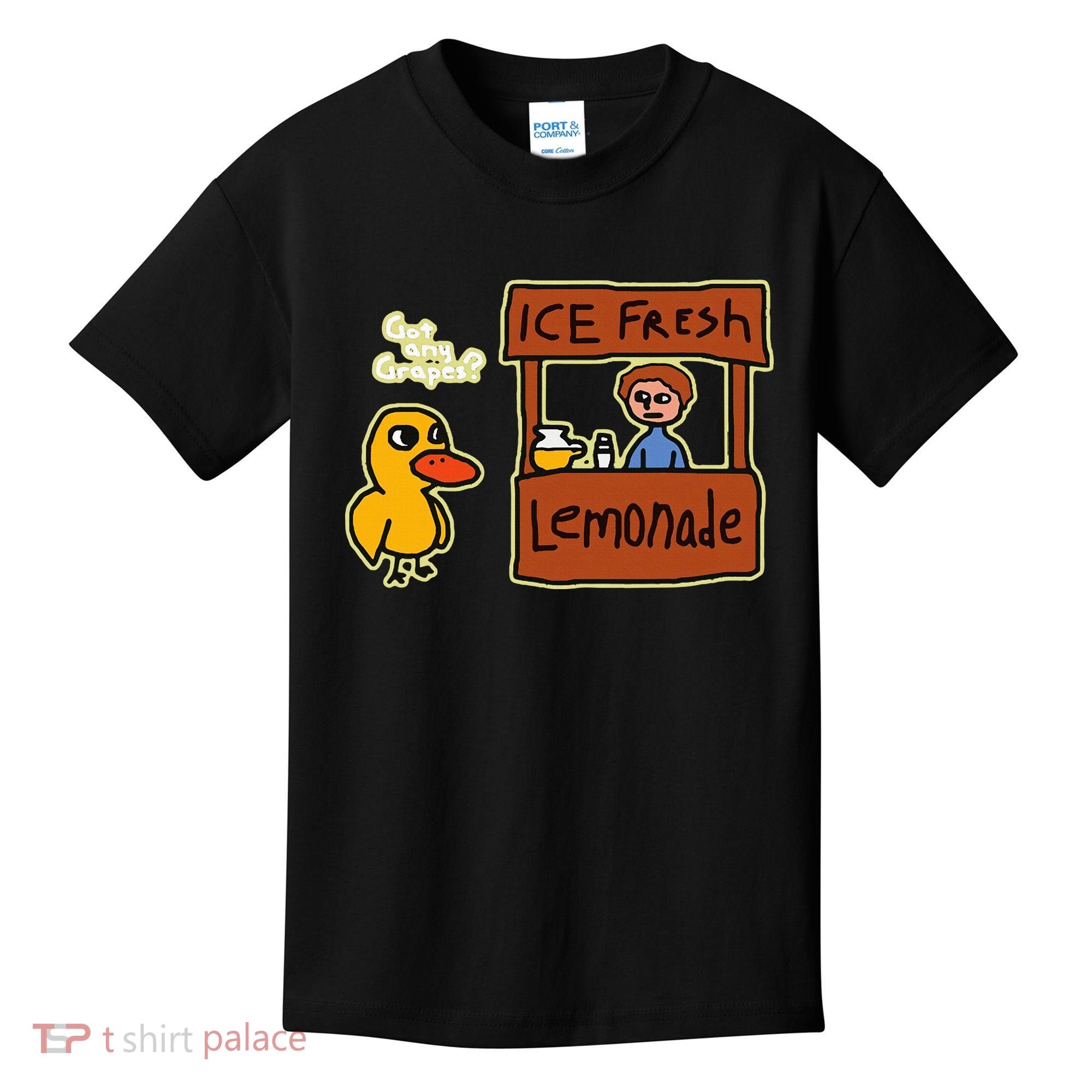 Ice Fresh Lemonade Duck Funny Got Any Grapes Love Gift Kids T-Shirt