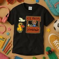 Ice Fresh Lemonade Duck Funny Got Any Grapes Love Gift Kids T-Shirt thumb 3