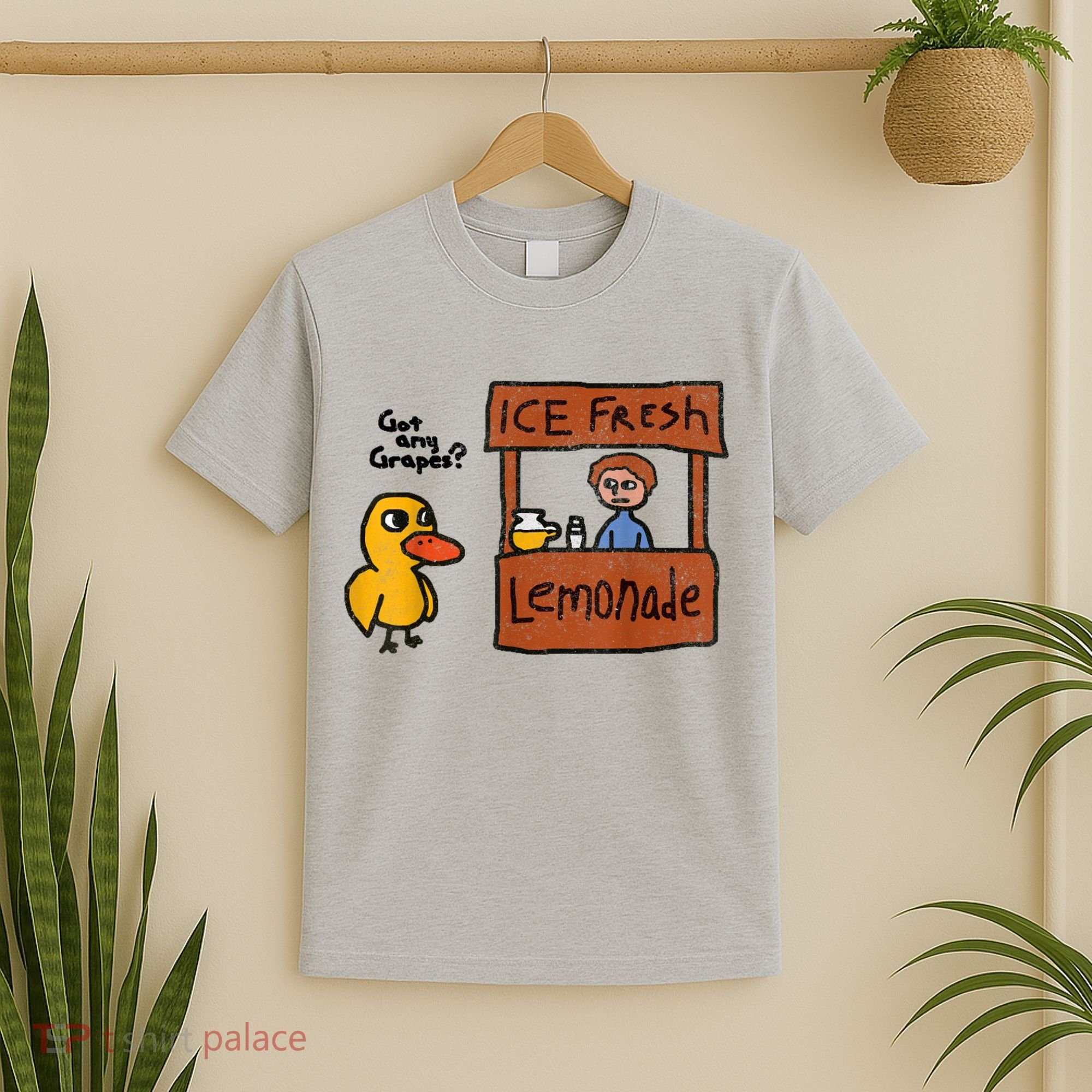 Ice Fresh Lemonade Got Any Grapes Duck Funny Gift T-Shirt