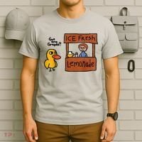 Ice Fresh Lemonade Got Any Grapes Duck Funny Gift T-Shirt thumb 6
