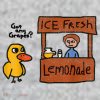 Ice Fresh Lemonade Got Any Grapes Duck Funny Gift Kids T-Shirt thumb 2