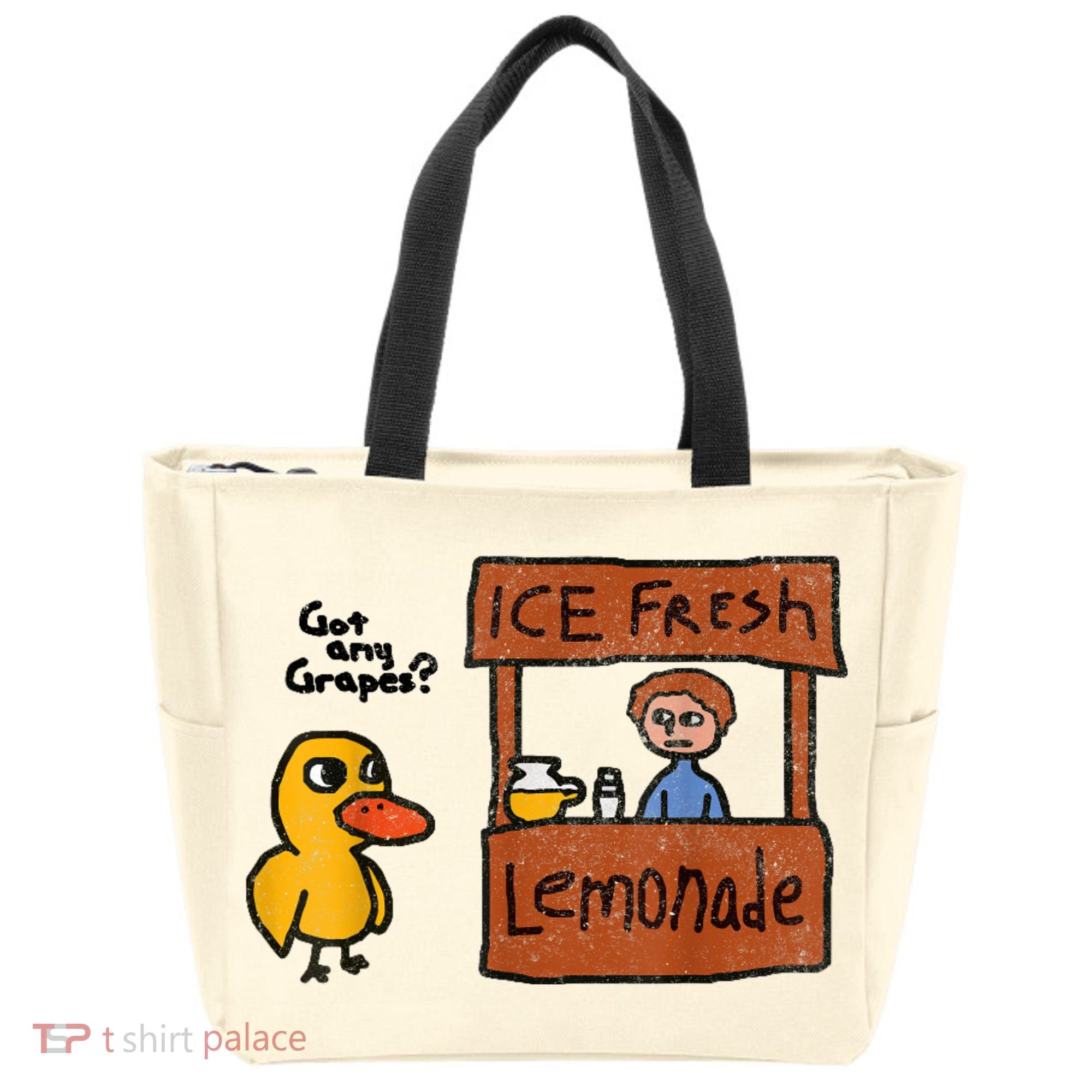 Ice Fresh Lemonade Got Any Grapes Duck Funny Gift Tote Bag