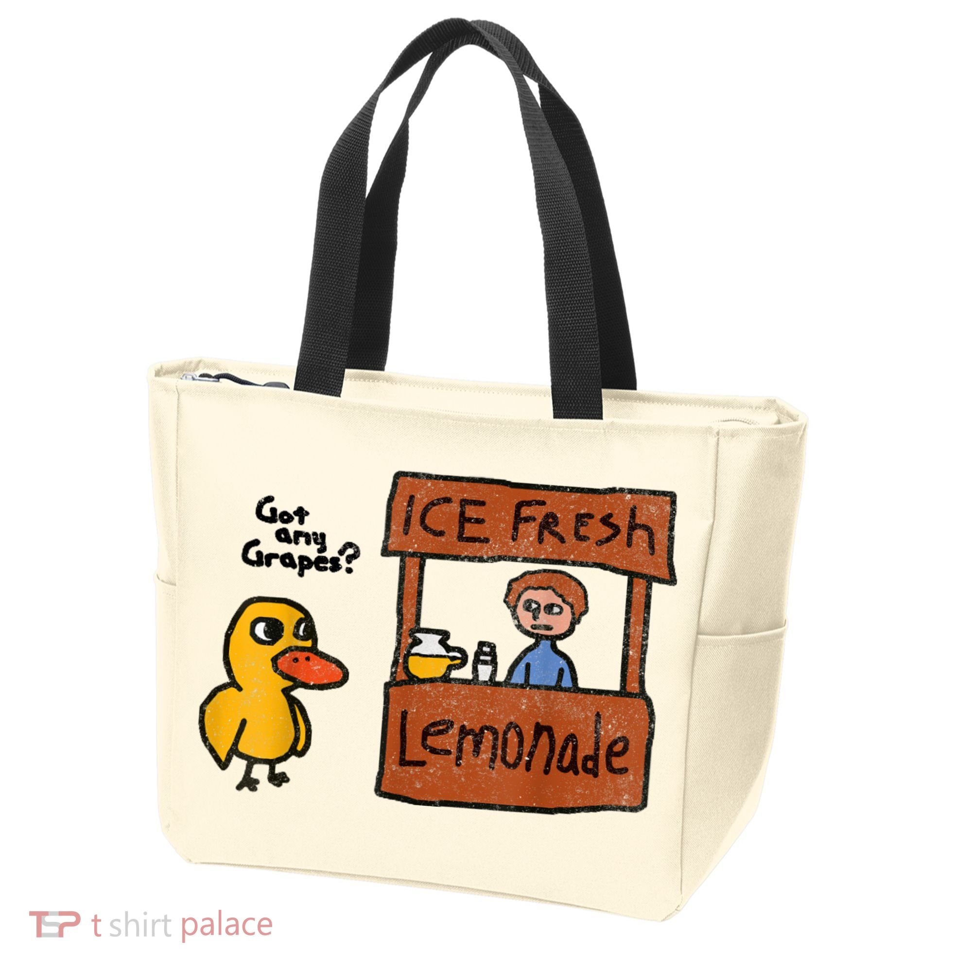 Ice Fresh Lemonade Got Any Grapes Duck Funny Gift Tote Bag