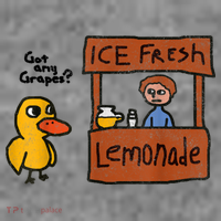 Ice Fresh Lemonade Got Any Grapes Duck Funny Gift Toddler Hoodie thumb 2