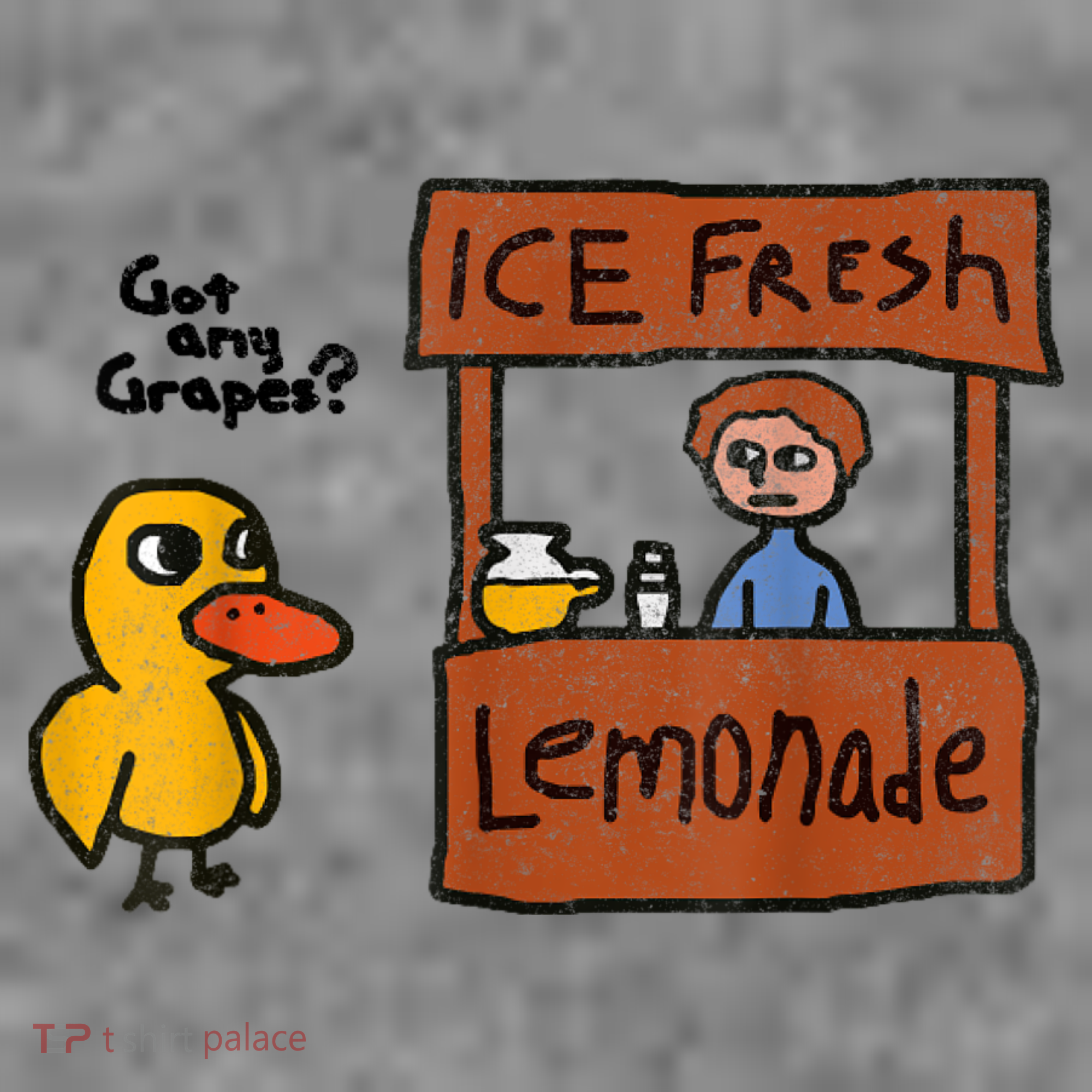 Ice Fresh Lemonade Got Any Grapes Duck Funny Gift Toddler Hoodie