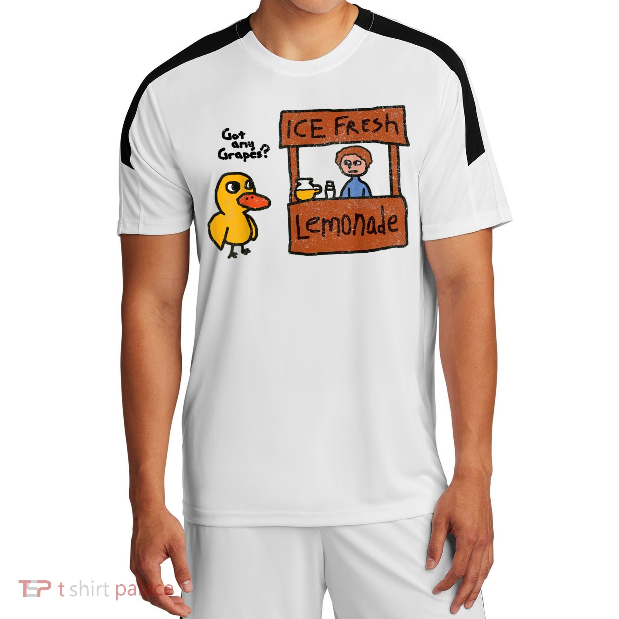Ice Fresh Lemonade Got Any Grapes Duck Funny Gift Sport-Tek Competitor United Soccer Jersey