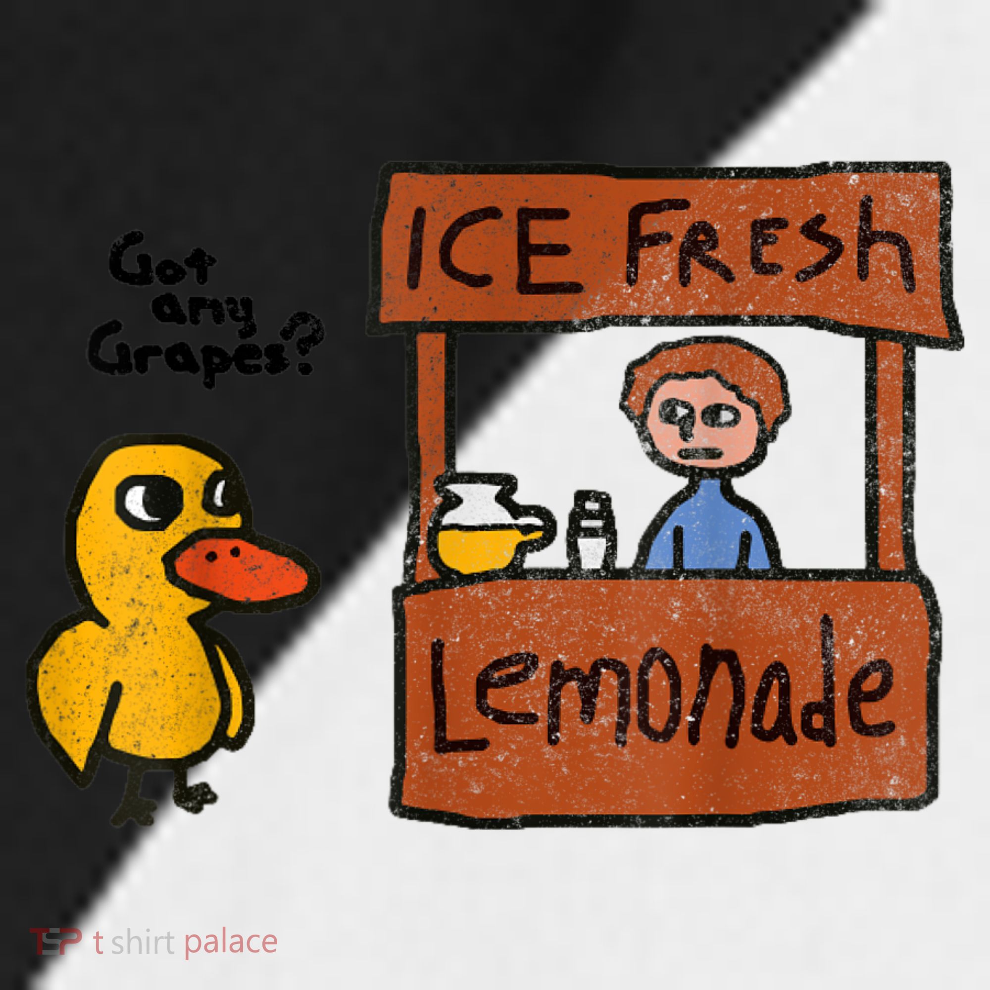 Ice Fresh Lemonade Got Any Grapes Duck Funny Gift Sport-Tek Competitor United Soccer Jersey