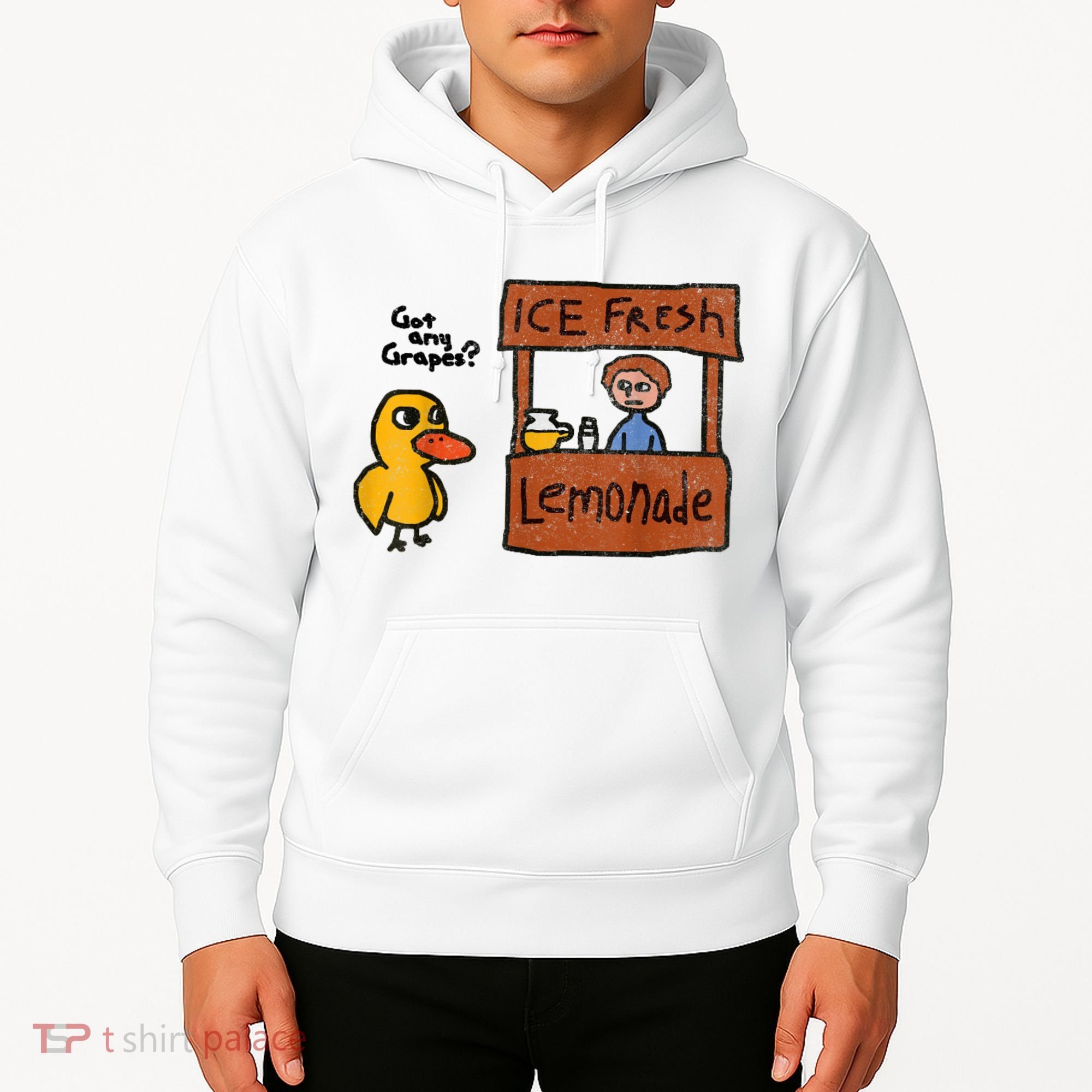 Ice Fresh Lemonade Got Any Grapes Duck Funny Gift Hoodie