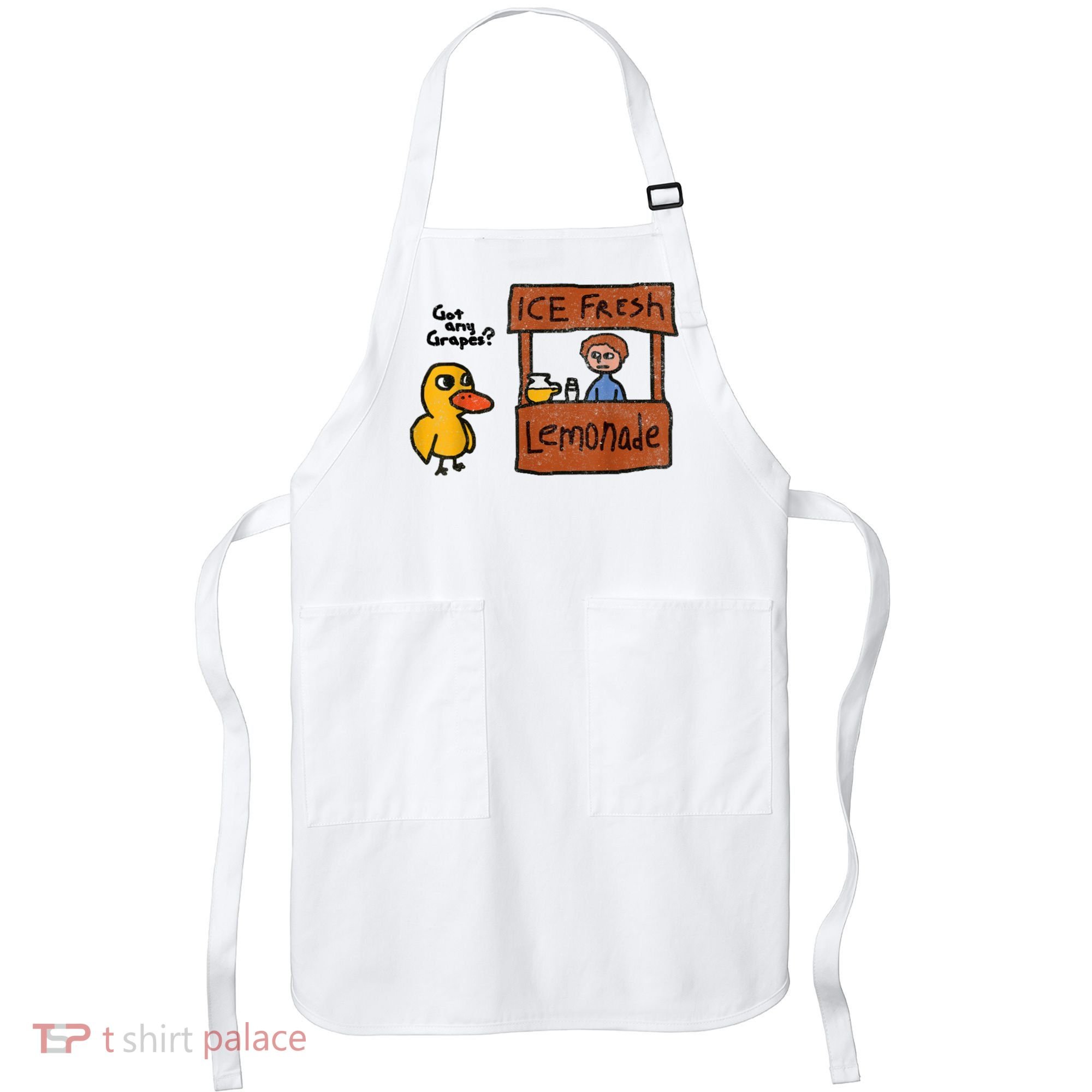 Ice Fresh Lemonade Got Any Grapes Duck Funny Gift Apron