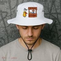 Ice Fresh Lemonade Got Any Grapes Duck Funny Gift Bucket Hat thumb 2