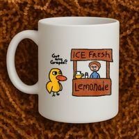 Ice Fresh Lemonade Got Any Grapes Duck Funny Gift Coffee Mug thumb 2